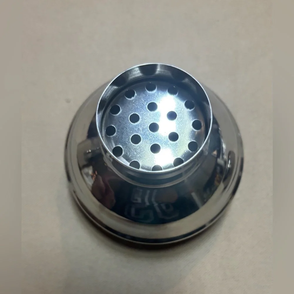 El Recuerdo Mezcal Metal Cocktail Shaker Stainless‎ Steel w/ Recipe 6” Tall